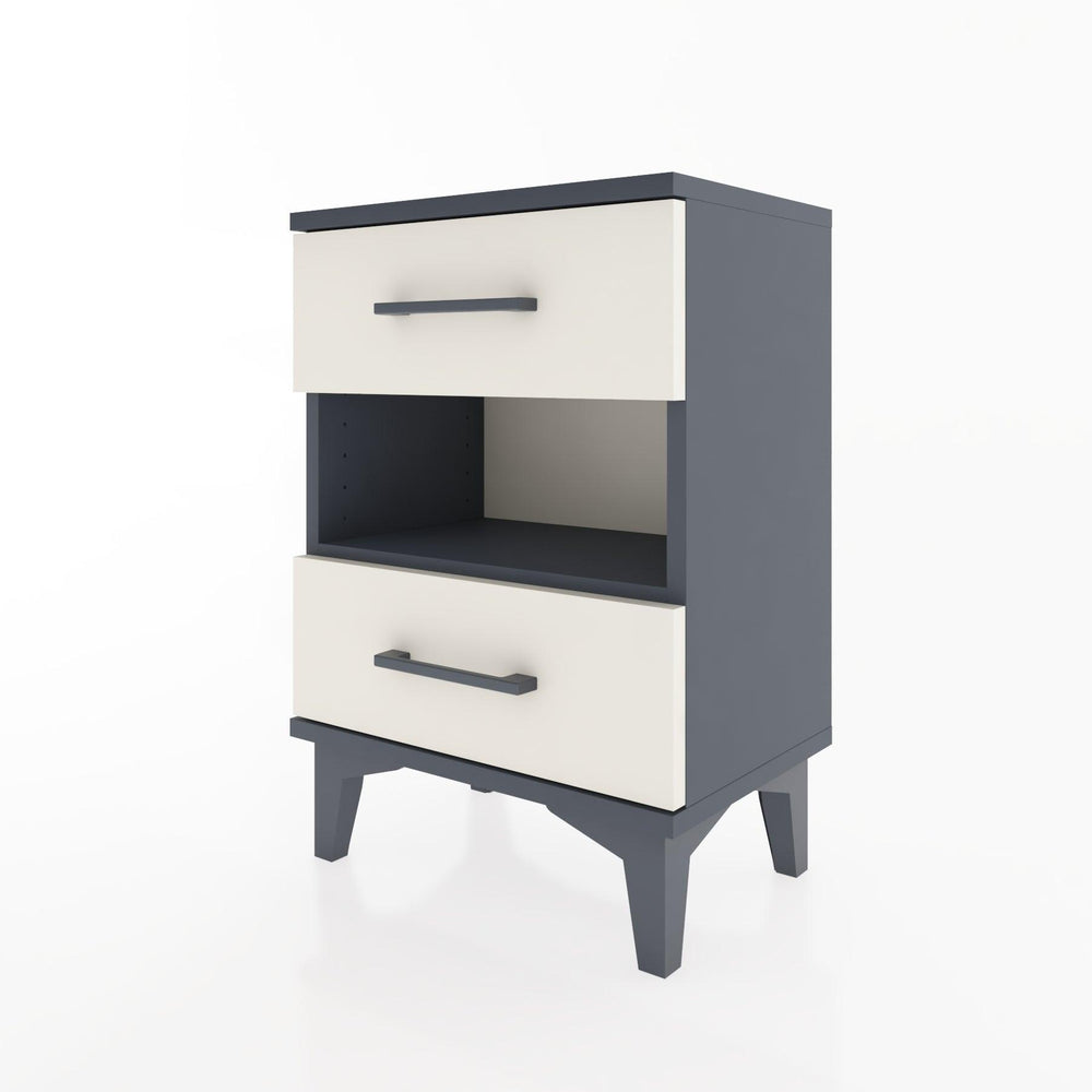 Woodntry Modüler Komodin Çekmece ve Raf 44x30x52 cm Antrasit - Woodntry