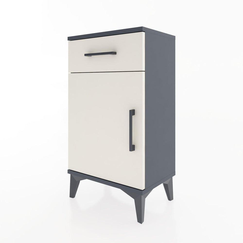 Woodntry Modüler Komodin Çekmece ve Kapaklı V4 44x30x68 cm Antrasit - Woodntry