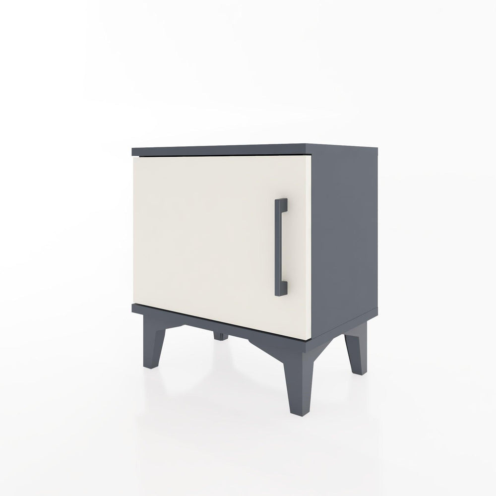 Woodntry Modüler Komodin Tek Kapaklı 44x30x36 cm Antrasit - Woodntry