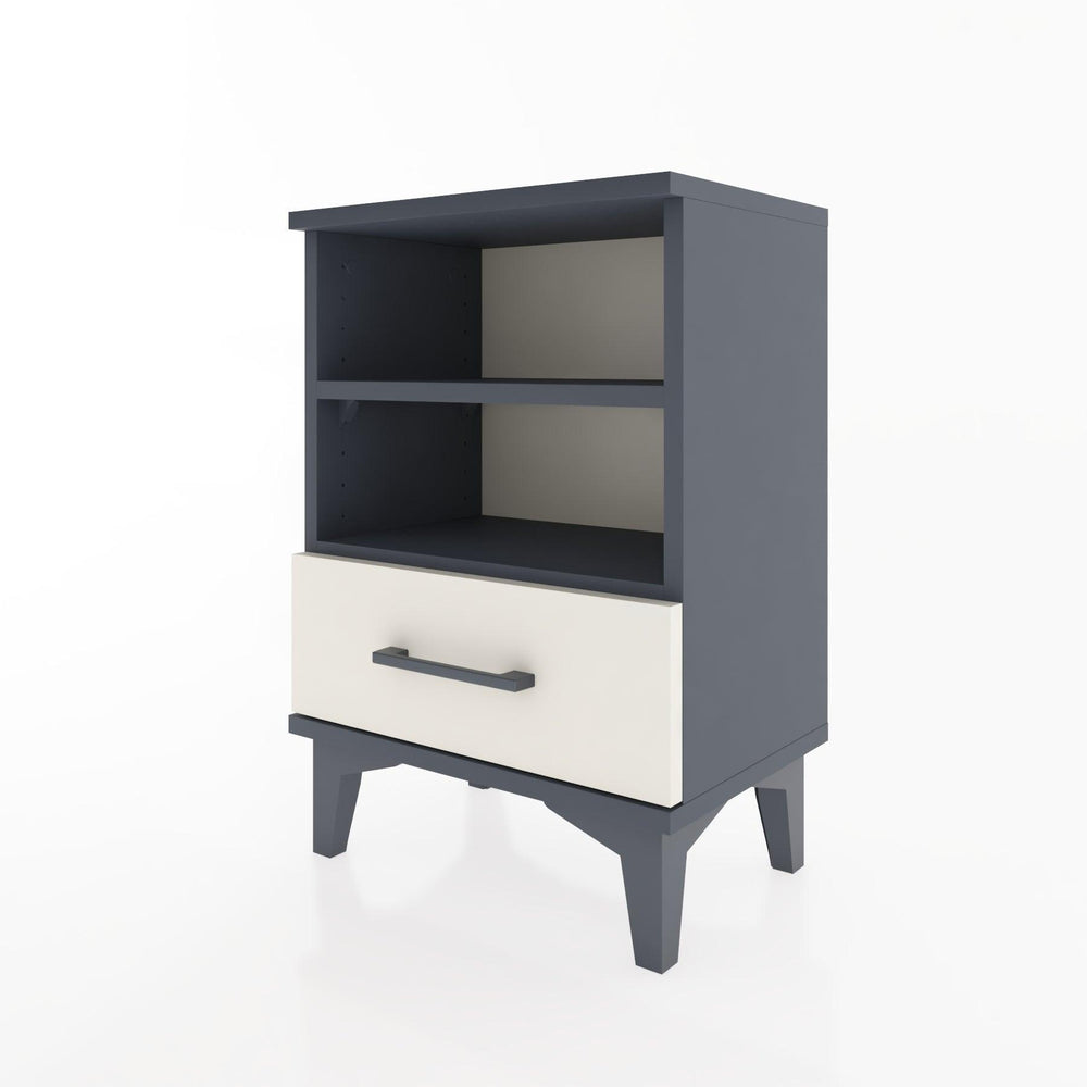 Woodntry Modüler Komodin Çift Raflı 44x30x52 cm Antrasit - Woodntry