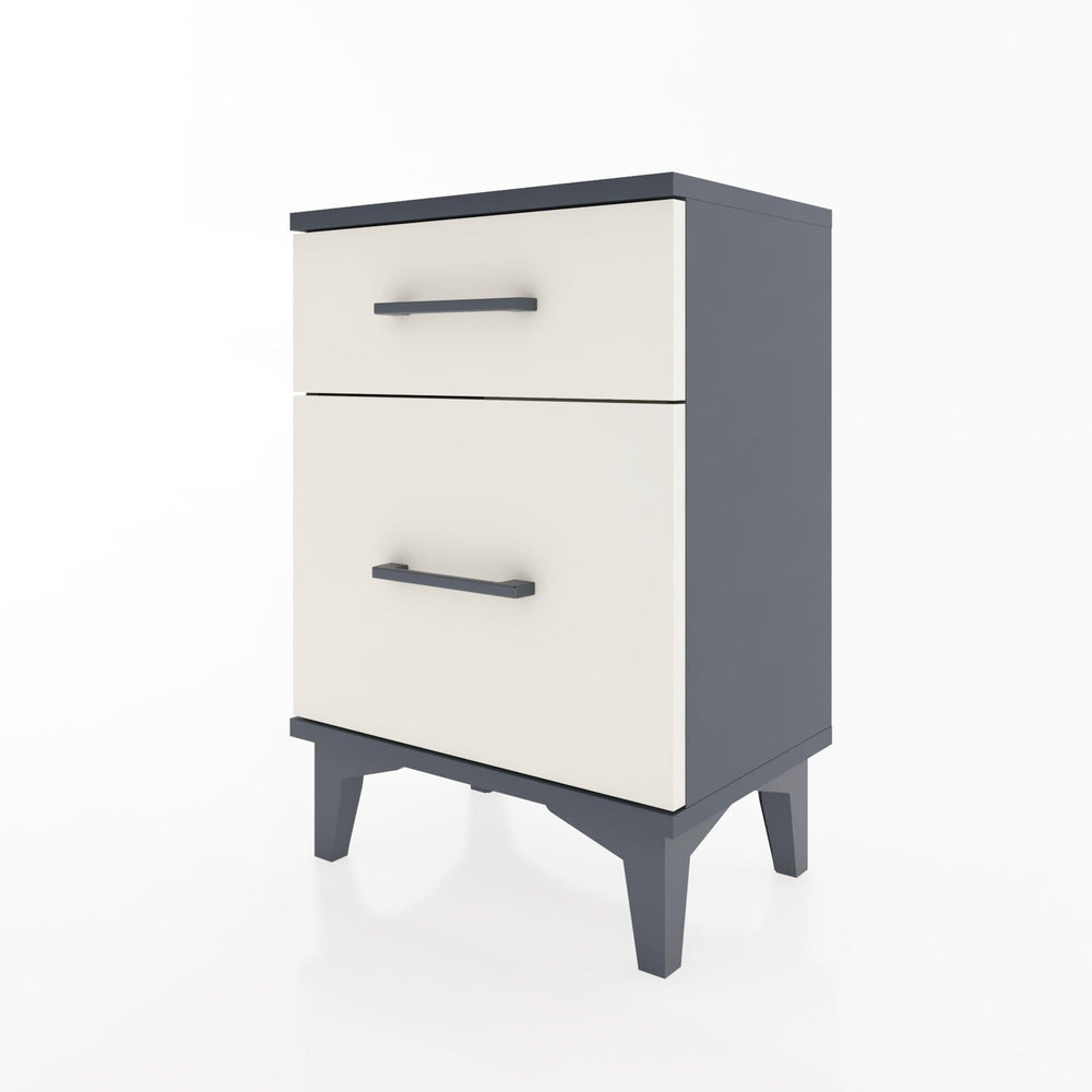 Woodntry Modüler Komodin Küçük ve Büyük Çekmece 44x30x52 cm Antrasit - Woodntry