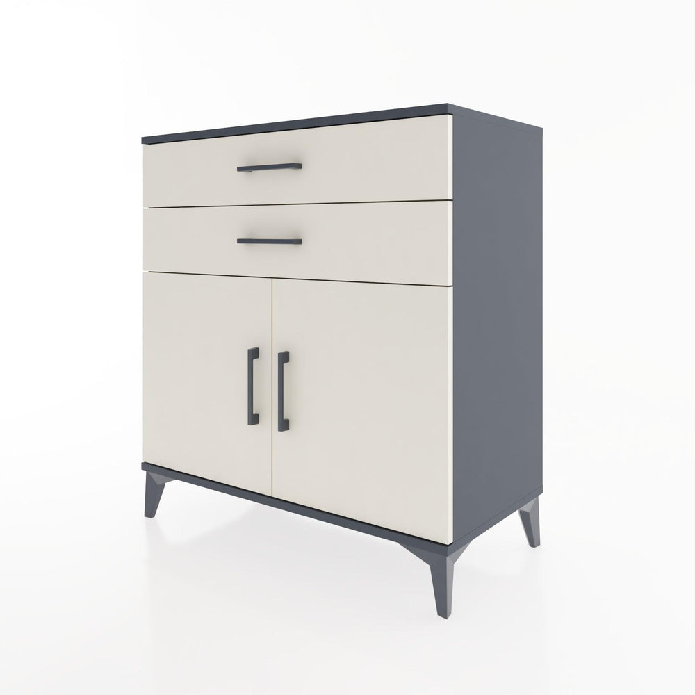 Woodntry Modular Dresser Anthracite 88x44x84 cm with Cover and Drawer KC32-2