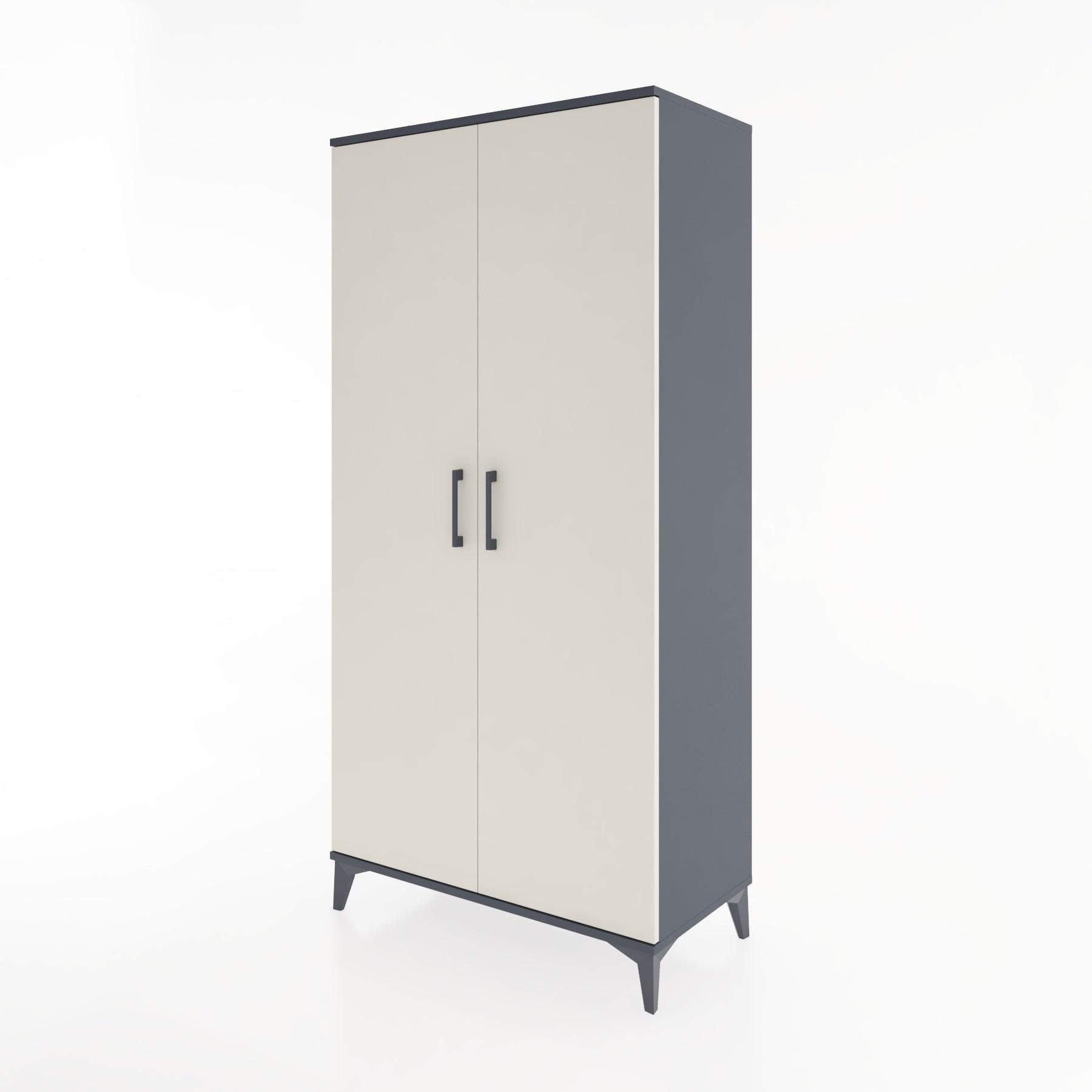 Woodntry Modular Cabinet Anthracite 88x44x170 cm with Cover K31-2