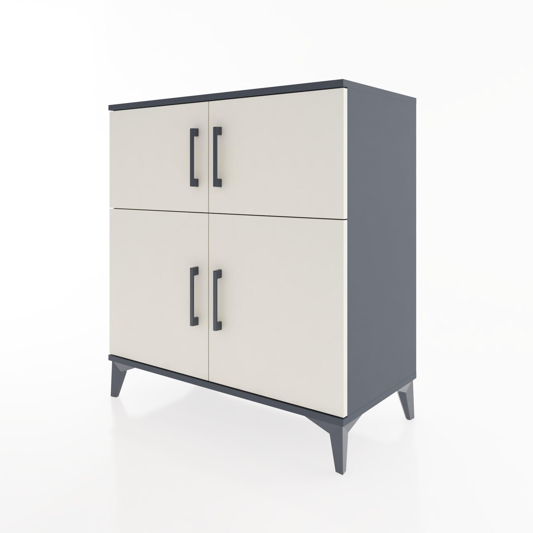 Woodntry Modular Dresser Anthracite 88x44x84 cm with Cover K52-2