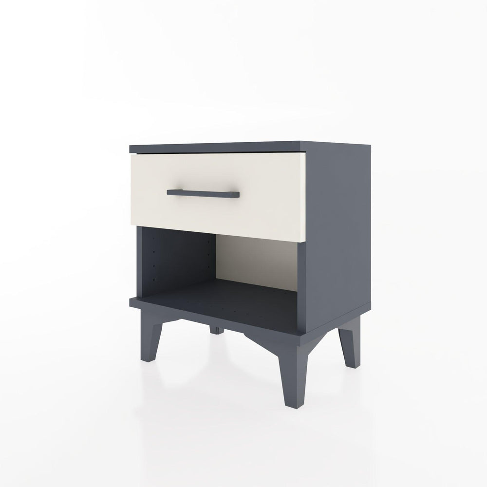 Woodntry Modüler Komodin Çekmece ve Raf 44x30x36 cm Antrasit - Woodntry