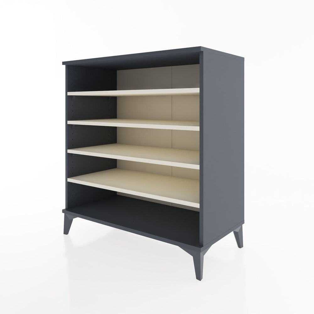 Woodntry Modüler Şifonyer Antrasit 88x44x84 cm Raflı R121-2