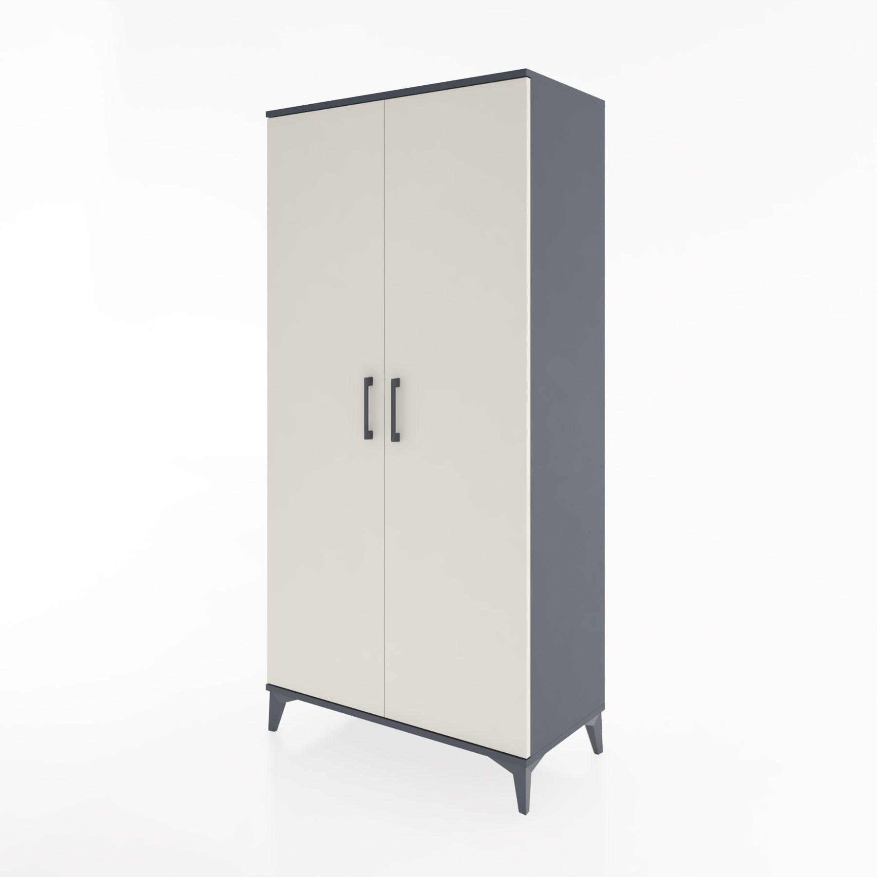 Woodntry Modular Cabinet Anthracite 88x44x170 cm with Cover K9-2