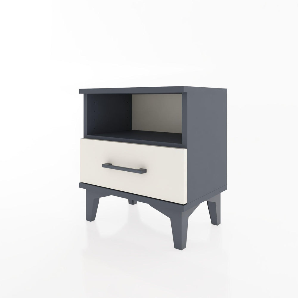 Woodntry Modüler Komodin Raf ve Çekmece 44x30x36 cm Antrasit - Woodntry