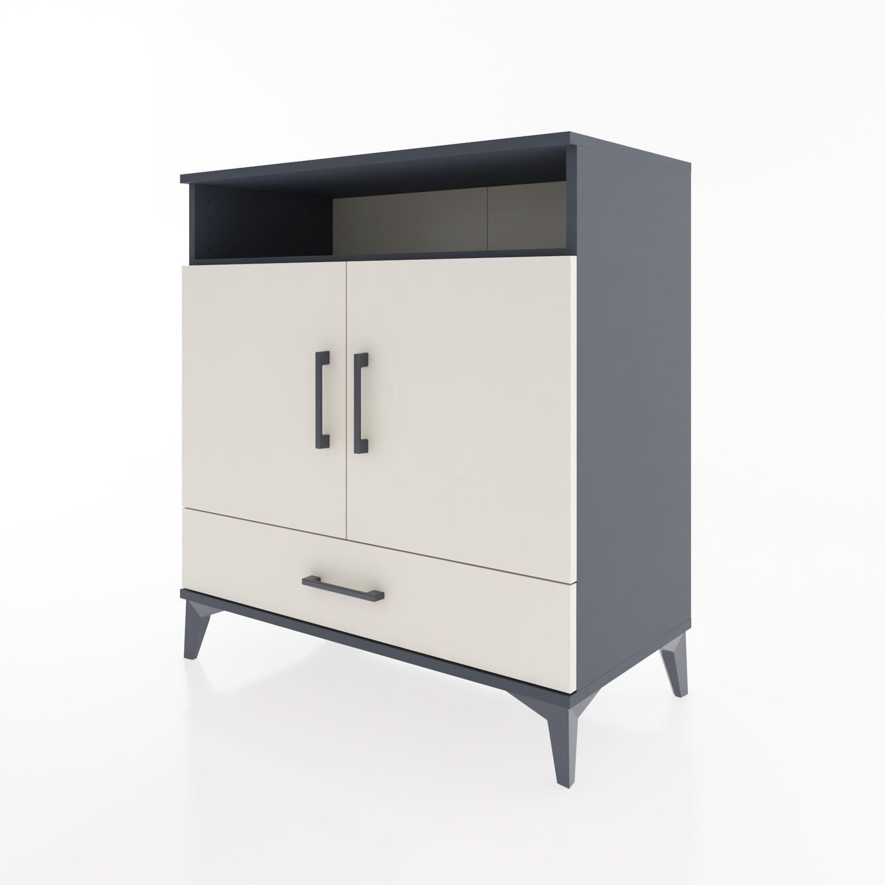 Woodntry Modular Dresser Anthracite 88x44x84 cm Functional F63-2