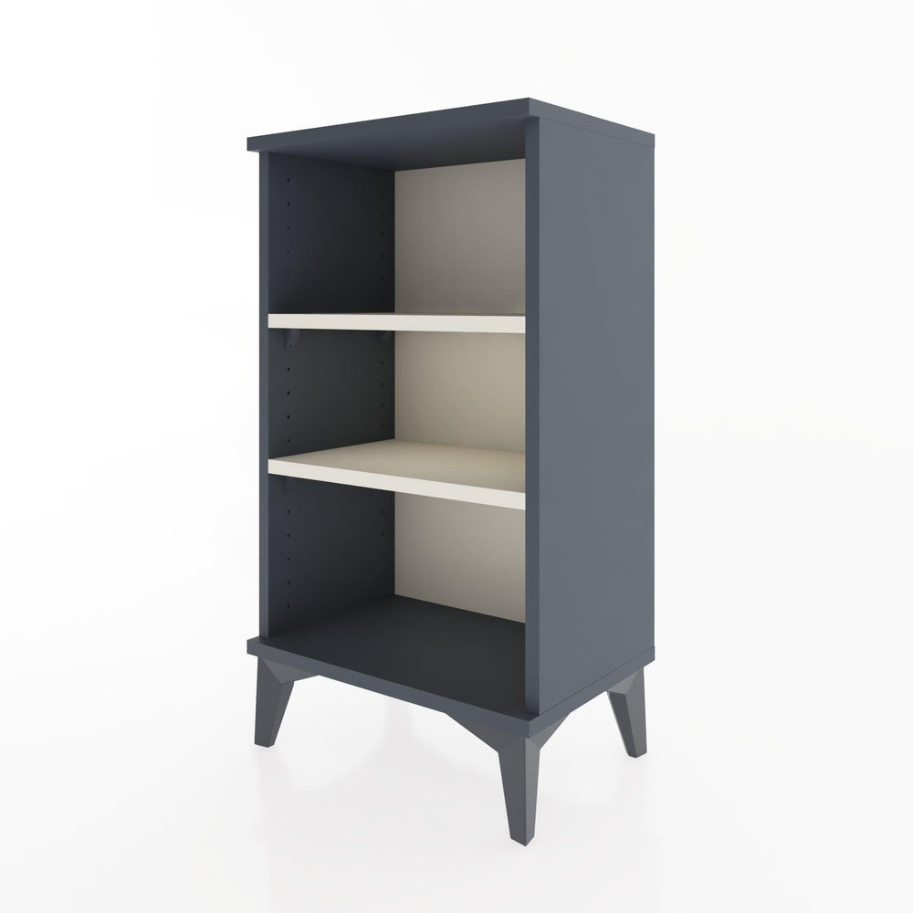 Woodntry Modüler Komodin Üç Raflı 44x30x68 cm Antrasit - Woodntry