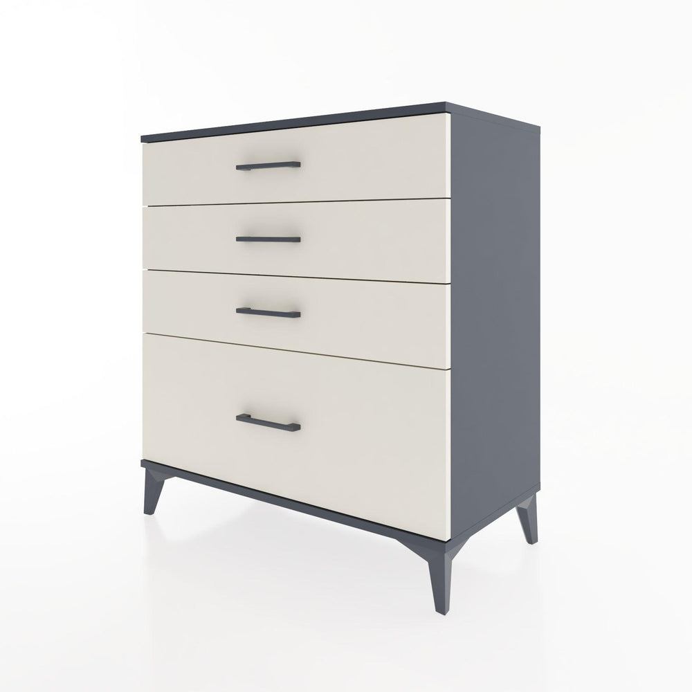 Woodntry Modüler Şifonyer Antrasit 88x44x84 cm Çekmeceli C8-2