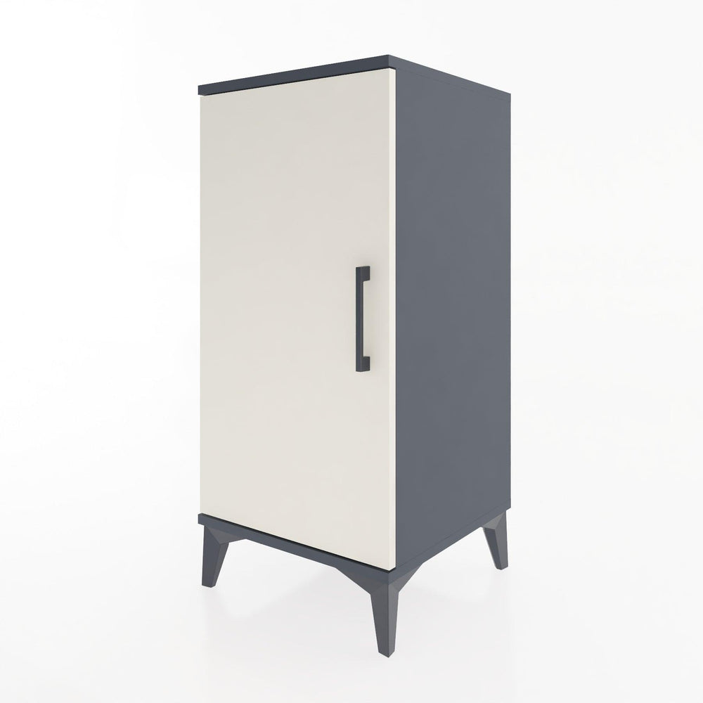 Woodntry Modular Nightstand Anthracite 44x44x84 cm with Lid K23-2