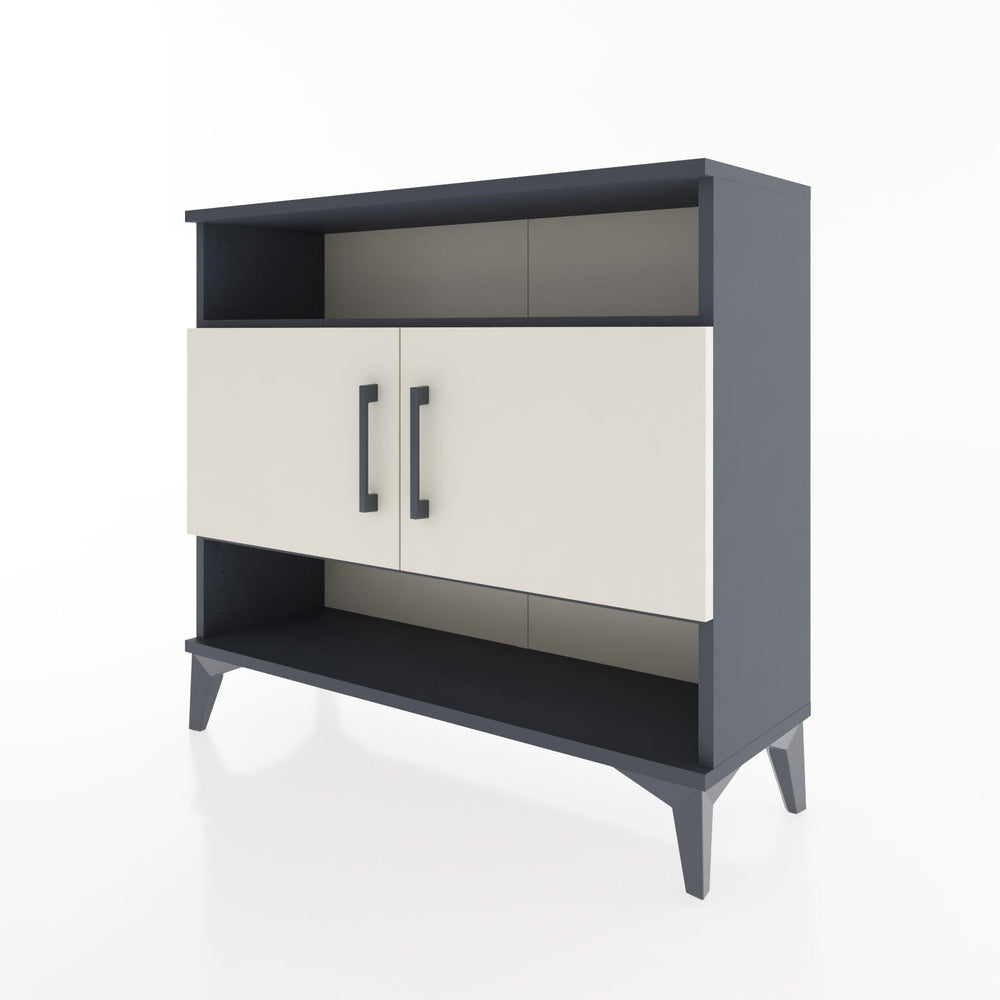 Woodntry Modüler Şifonyer Raf ve İki Kapaklı V3 88x30x68 cm Çam - Woodntry