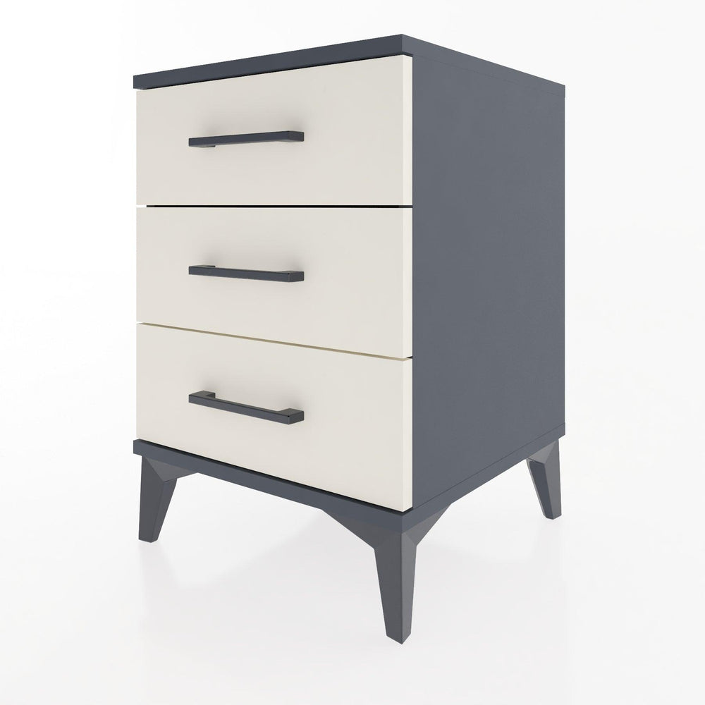 Woodntry Modular Nightstand Anthracite 44x44x52 cm Drawer C1-2