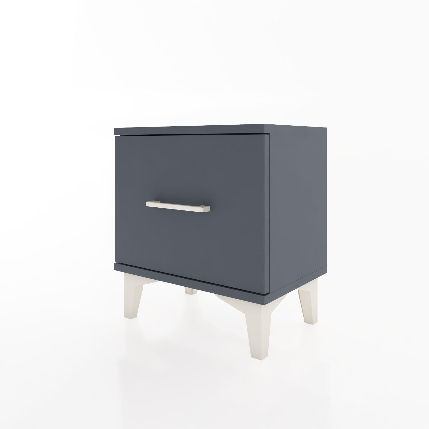 Woodntry Modüler Komodin Tek Çekmeceli 44x30x36 cm Antrasit - Woodntry