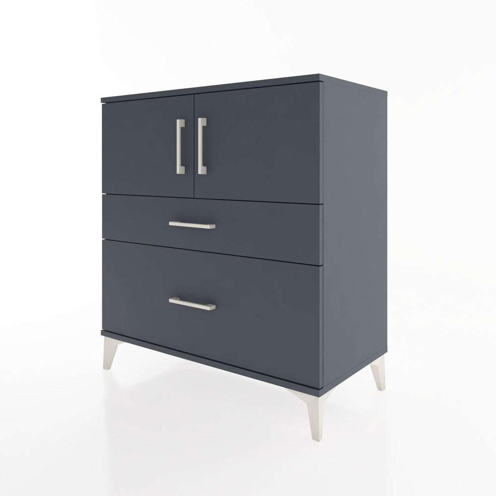 Woodntry Modular Dresser Anthracite 88x44x84 cm with Cover and Drawer KC109-2
