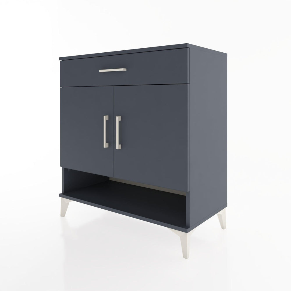 Woodntry Modüler Şifonyer Antrasit 88x44x84 cm Fonksiyonel F66-2