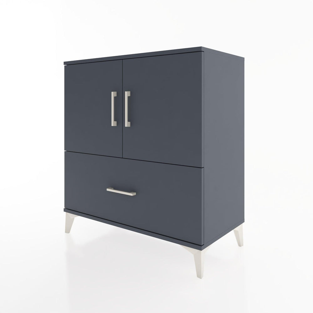 Woodntry Modular Dresser Anthracite 88x44x84 cm with Cover and Drawer KC47-2