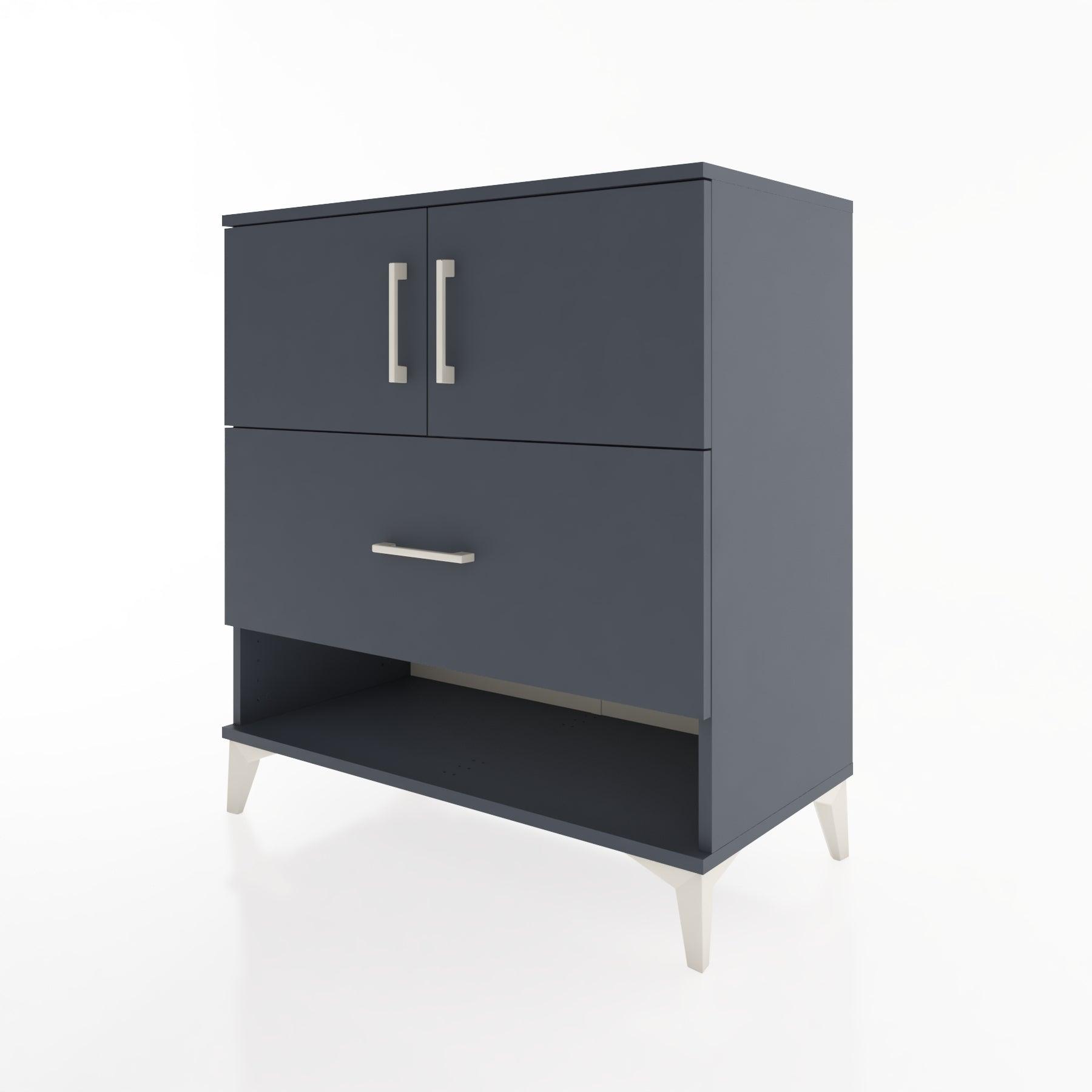 Woodntry Modular Dresser Anthracite 88x44x84 cm Functional F120-2