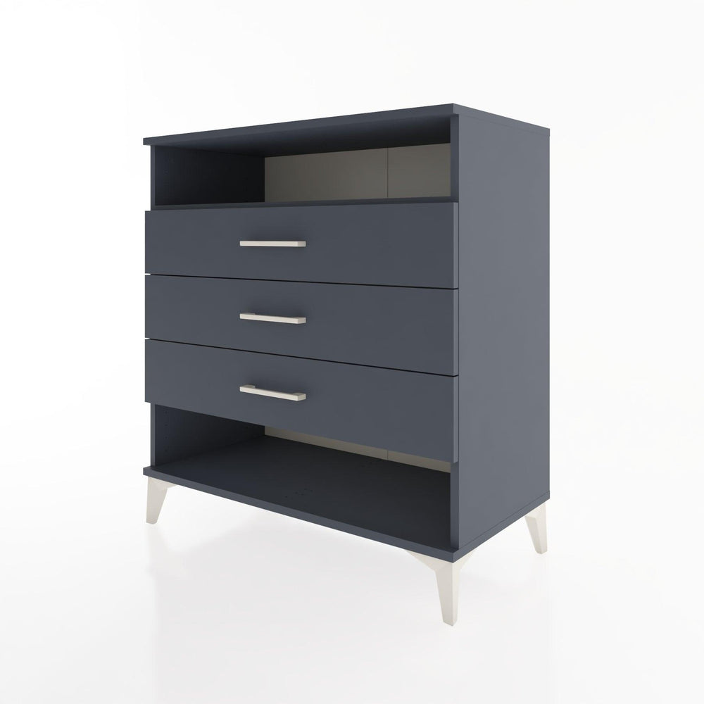 Woodntry Modular Dresser Anthracite 88x44x84 cm with Drawers and Shelves CR20-2