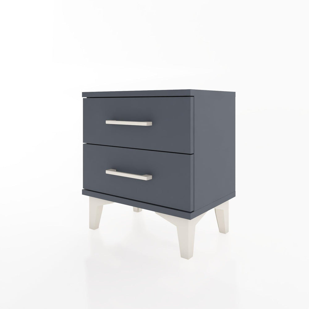 Woodntry Modüler Komodin İki Çekmeceli 44x30x36 cm Antrasit - Woodntry