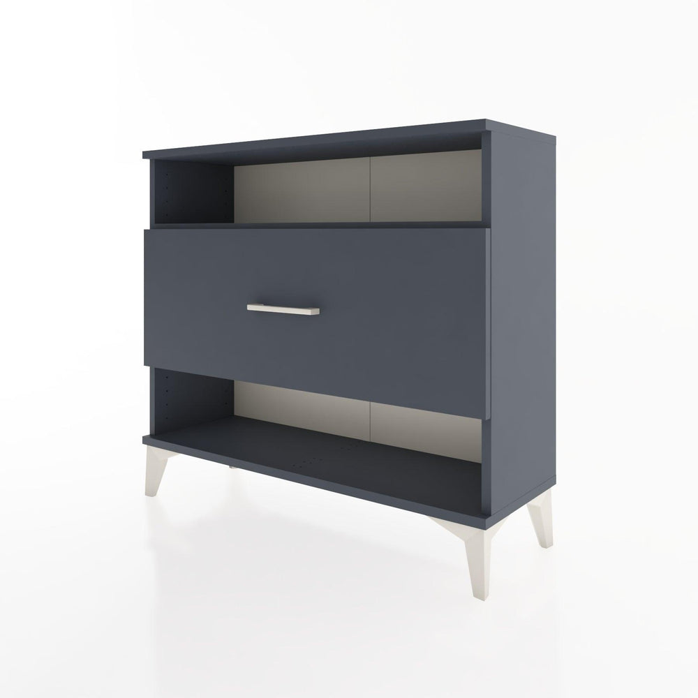 Woodntry Modüler Şifonyer Raf ve Çekmece V2 88x30x68 cm Antrasit - Woodntry