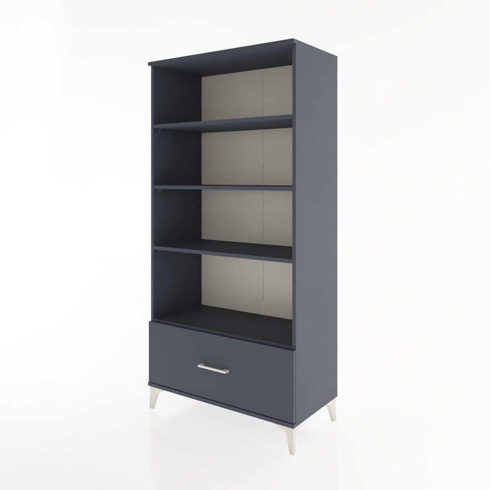 Woodntry Modular Cabinet Anthracite 88x44x170 cm with Drawers and Shelves CR44-2