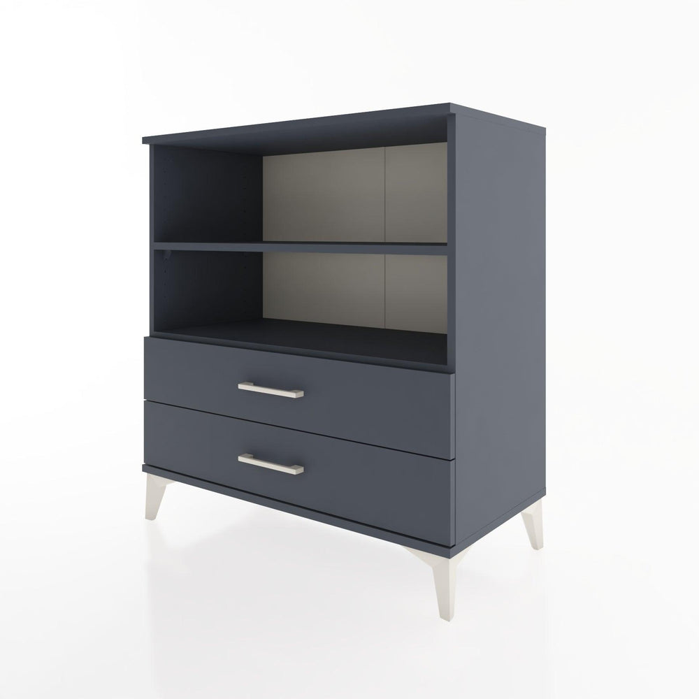 Woodntry Modular Dresser Anthracite 88x44x84 cm with Drawers and Shelves CR16-2