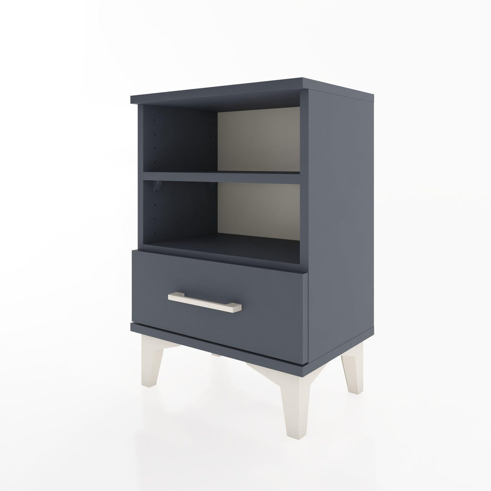 Woodntry Modüler Komodin Çift Raflı 44x30x52 cm Antrasit - Woodntry