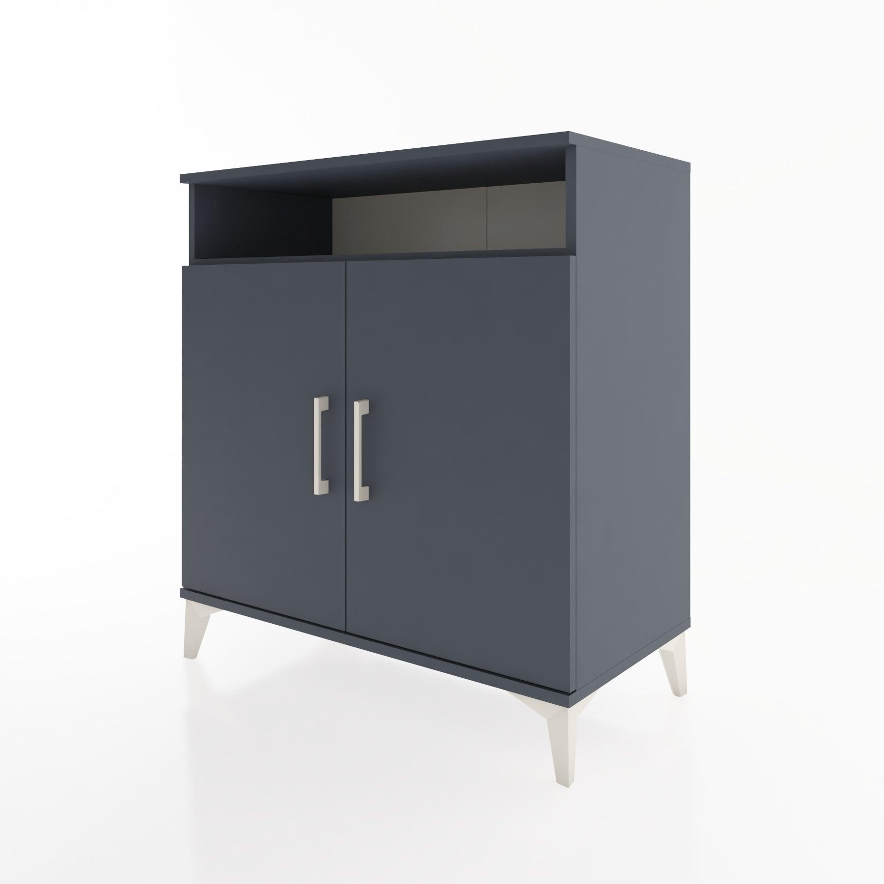 Woodntry Modular Dresser Anthracite 88x44x84 cm with Cover and Shelf KR82-2