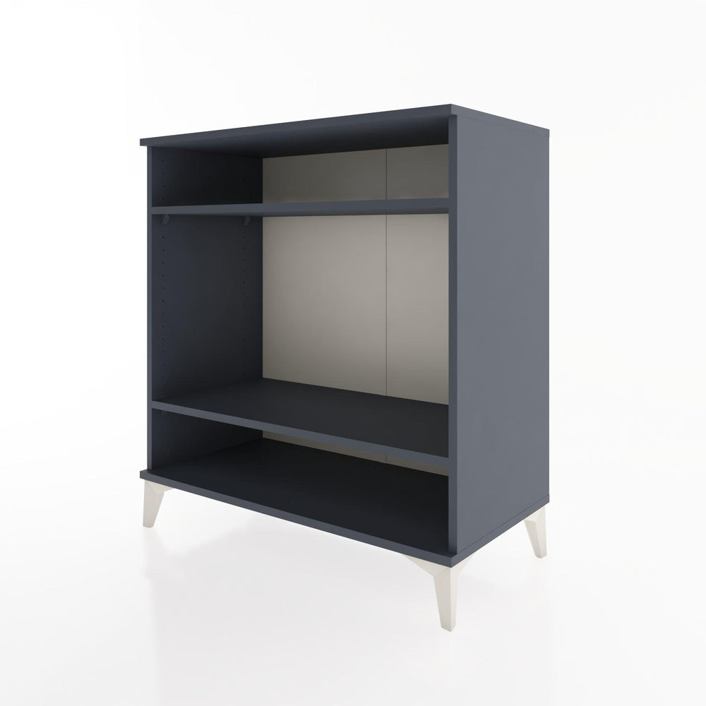 Woodntry Modüler Şifonyer Antrasit 88x44x84 cm Raflı R122-2