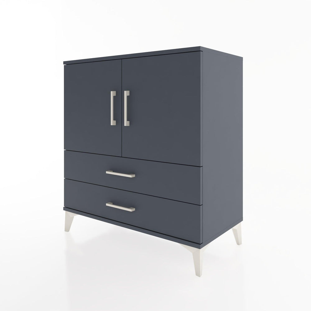 Woodntry Modular Dresser Anthracite 88x44x84 cm with Cover and Drawer KC22-2