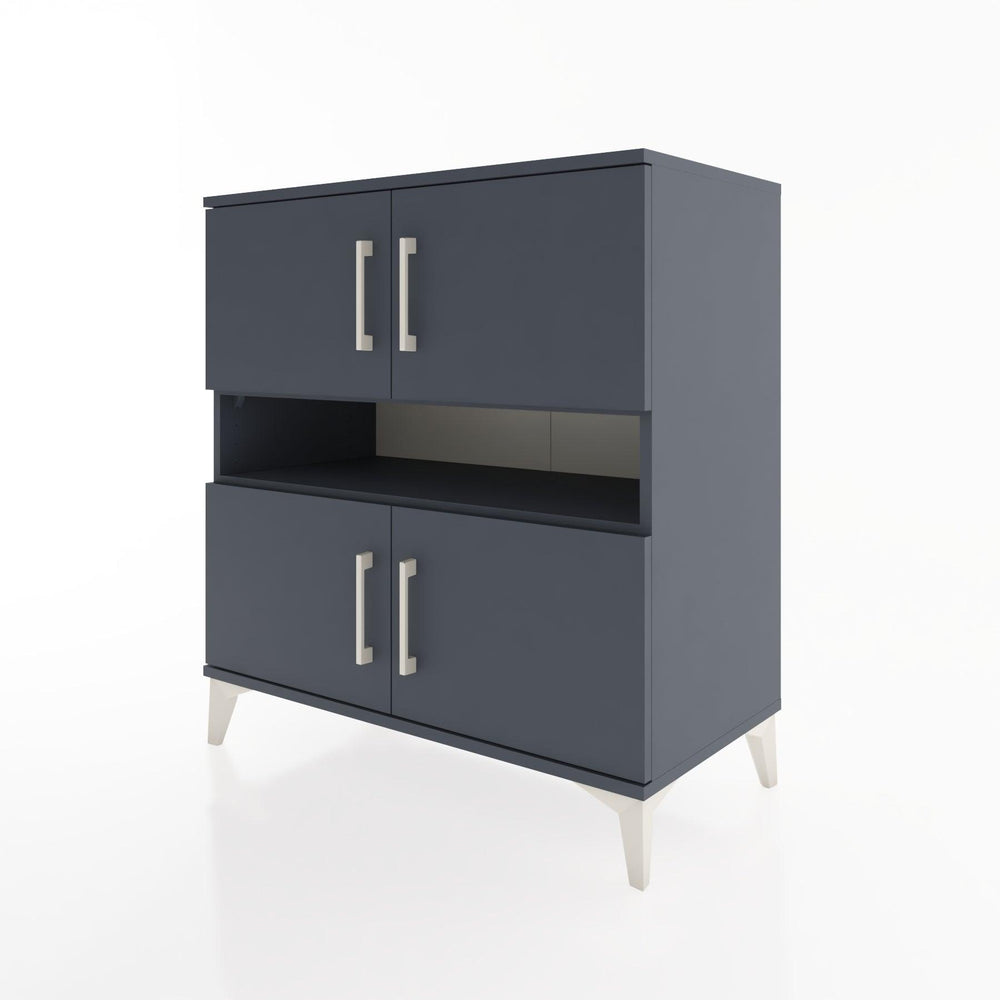 Woodntry Modular Dresser Anthracite 88x44x84 cm with Cover and Drawer KC102-2