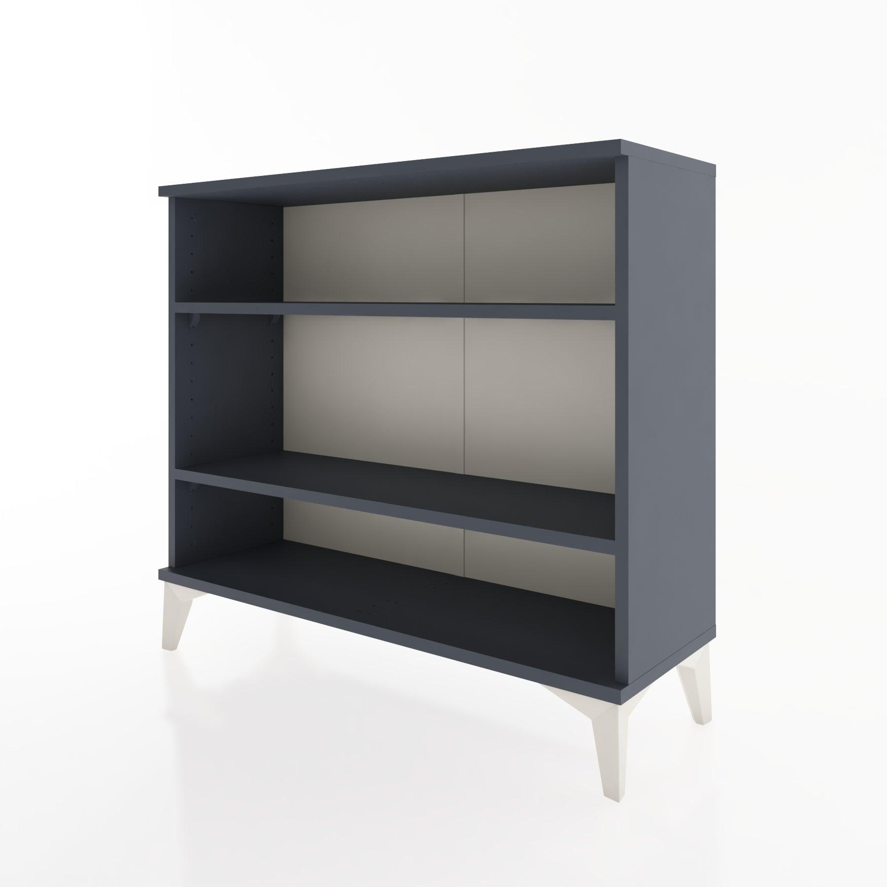 Woodntry Modüler Şifonyer İki Raflı 88x30x68 cm Antrasit - Woodntry