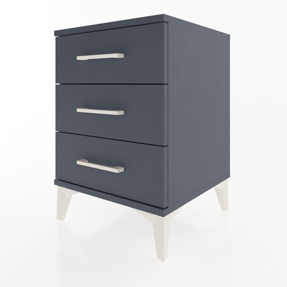 Woodntry Modular Nightstand Anthracite 44x44x52 cm Drawer C1-2