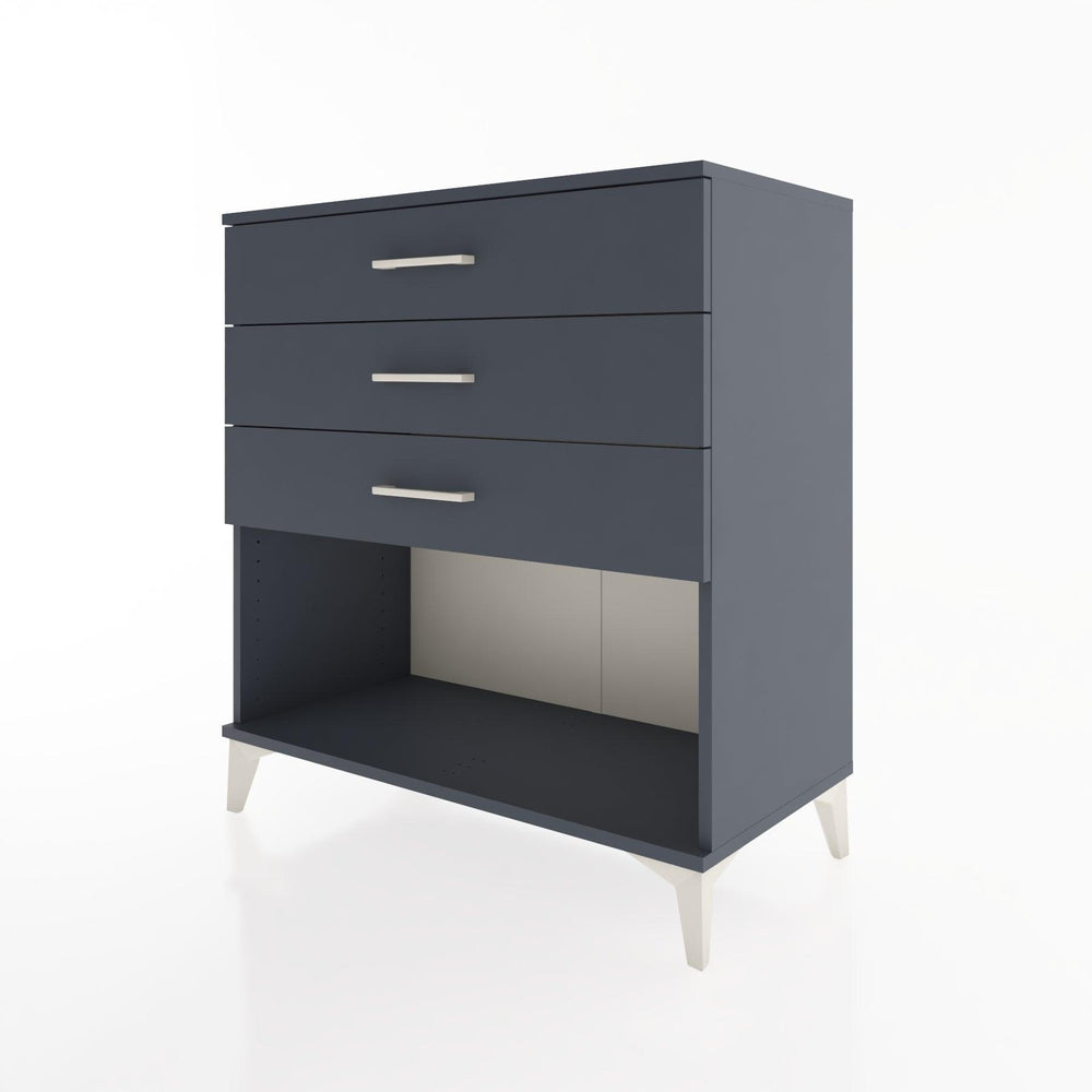 Woodntry Modular Dresser Anthracite 88x44x84 cm with Drawers and Shelves CR11-2