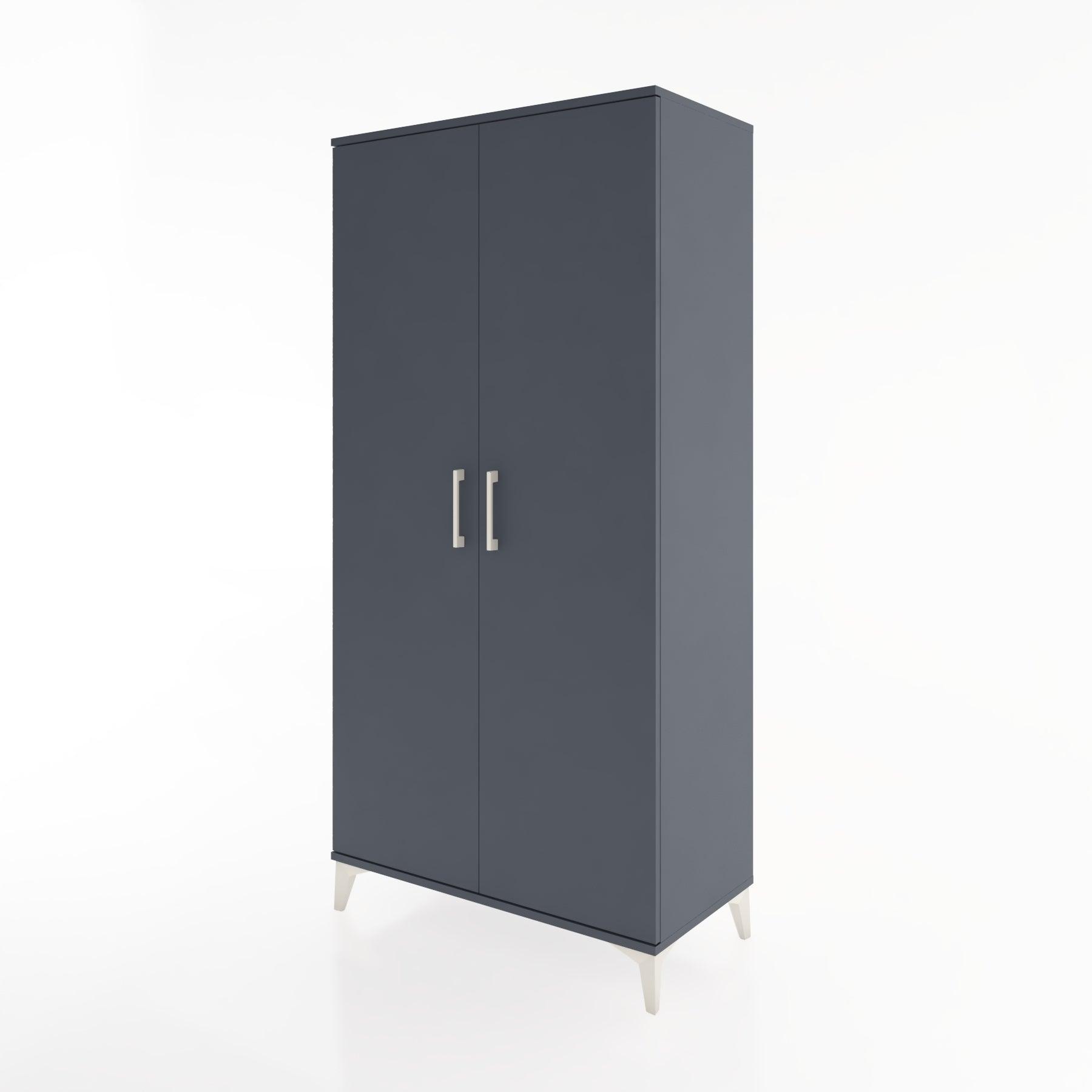 Woodntry Modular Cabinet Anthracite 88x44x170 cm with Cover K9-2