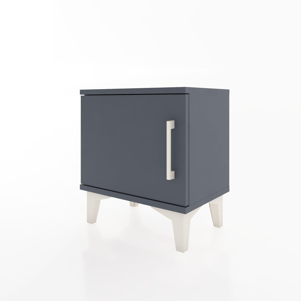 Woodntry Modüler Komodin Tek Kapaklı 44x30x36 cm Antrasit - Woodntry