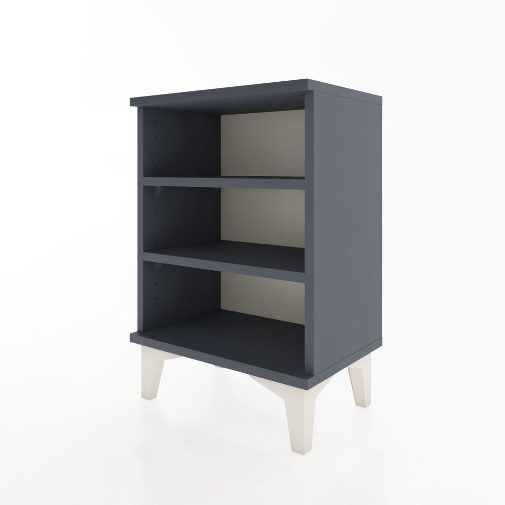 Woodntry Modüler Komodin Üç Raflı 44x30x52 cm Antrasit - Woodntry