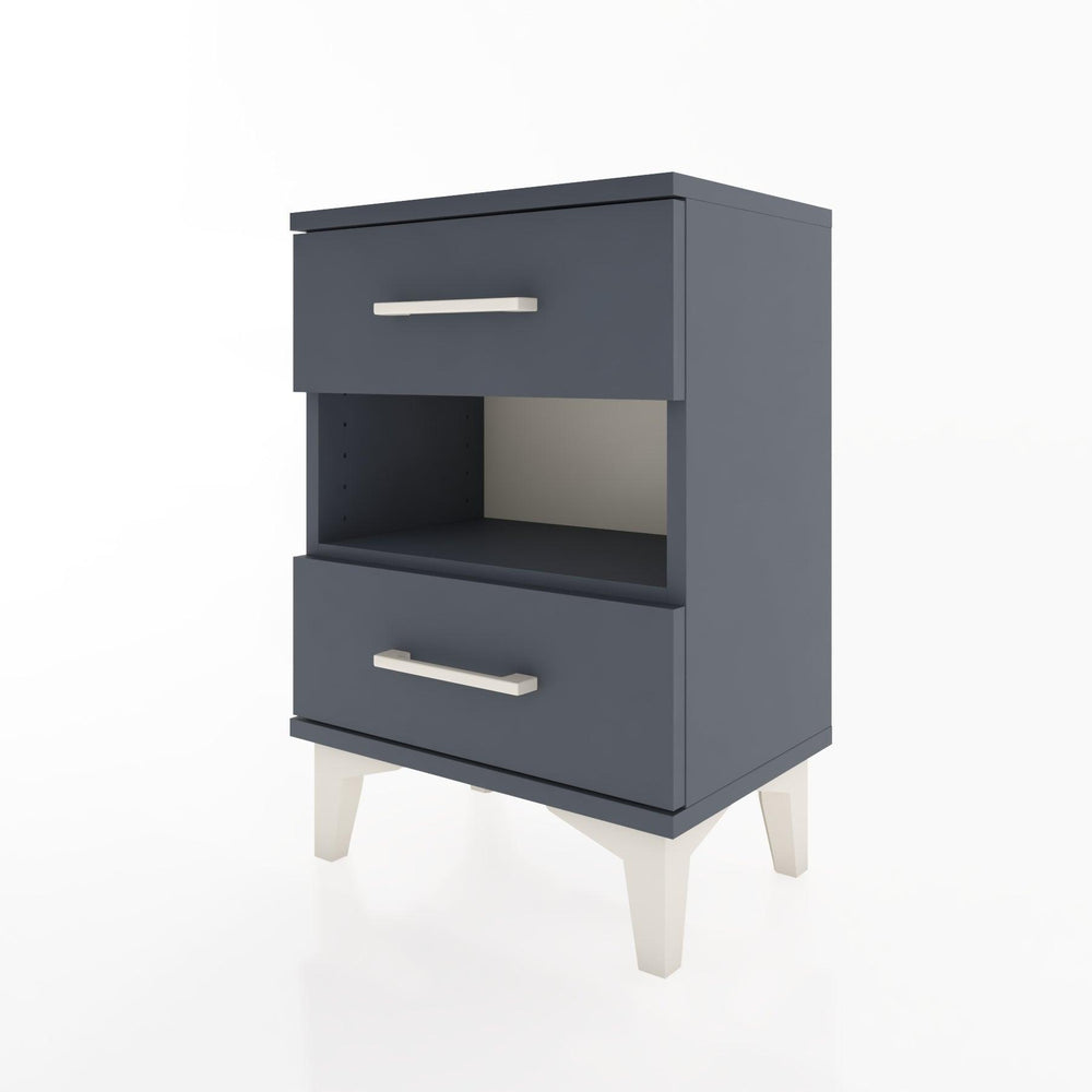 Woodntry Modüler Komodin Çekmece ve Raf 44x30x52 cm Antrasit - Woodntry