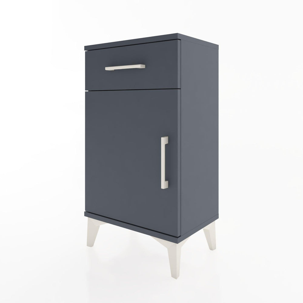 Woodntry Modüler Komodin Çekmece ve Kapaklı V4 44x30x68 cm Antrasit - Woodntry