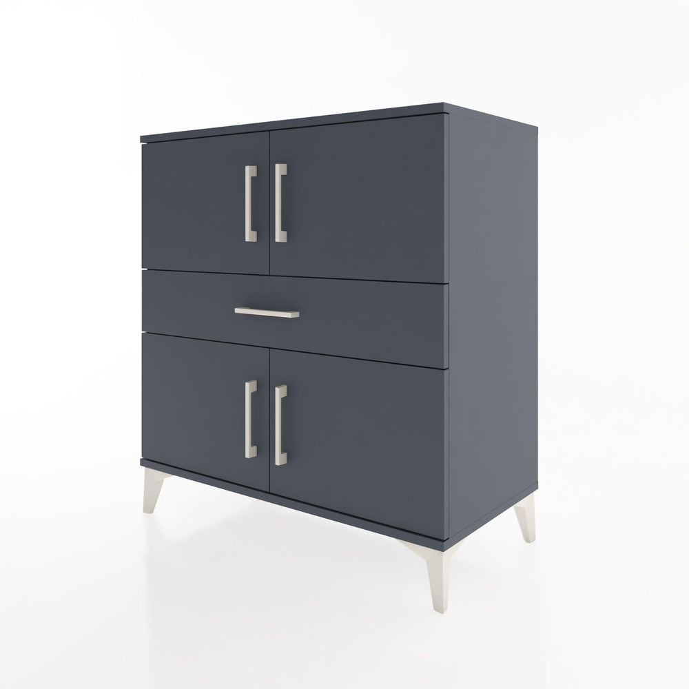 Woodntry Modular Dresser Anthracite 88x44x84 cm with Cover and Drawer KC101-2