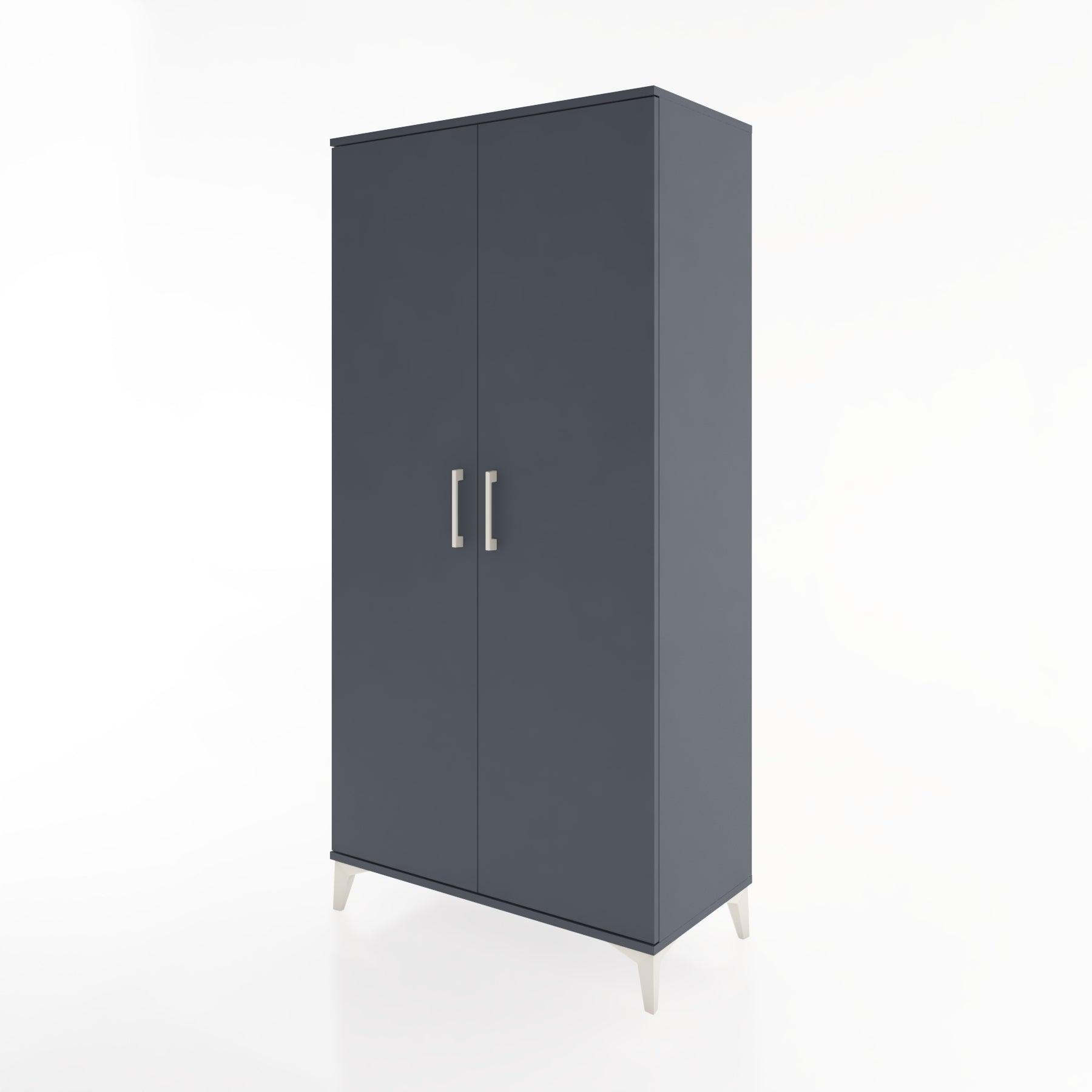 Woodntry Modular Cabinet Anthracite 88x44x170 cm with Cover K31-2