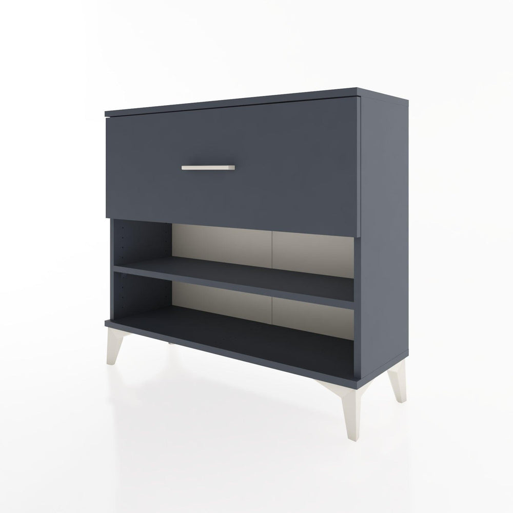 Woodntry Modüler Şifonyer Çekmece ve Raf 88x30x68 cm Antrasit - Woodntry