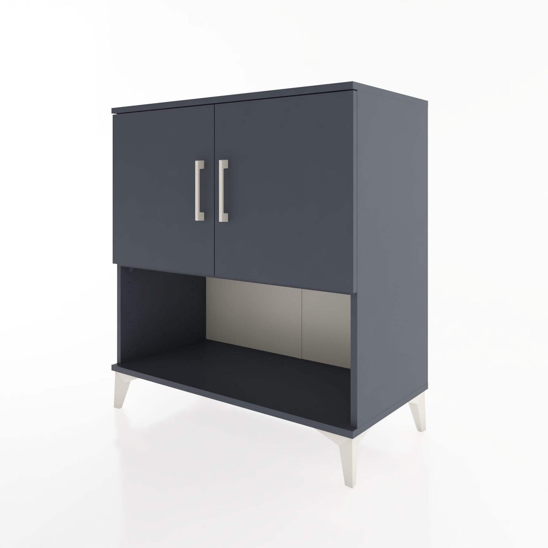 Woodntry Modular Dresser Anthracite 88x44x84 cm with Cover and Shelf KR43-2