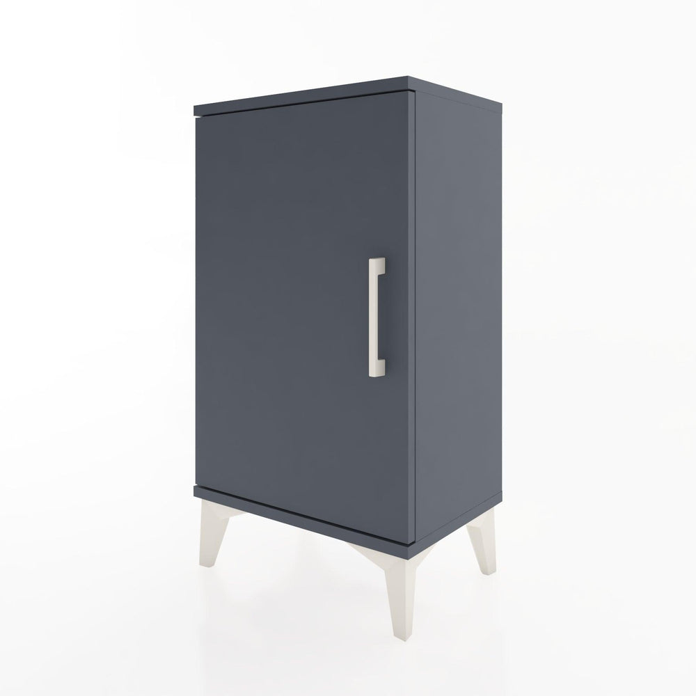 Woodntry Modüler Komodin Tek Kapaklı 44x30x68 cm Antrasit - Woodntry