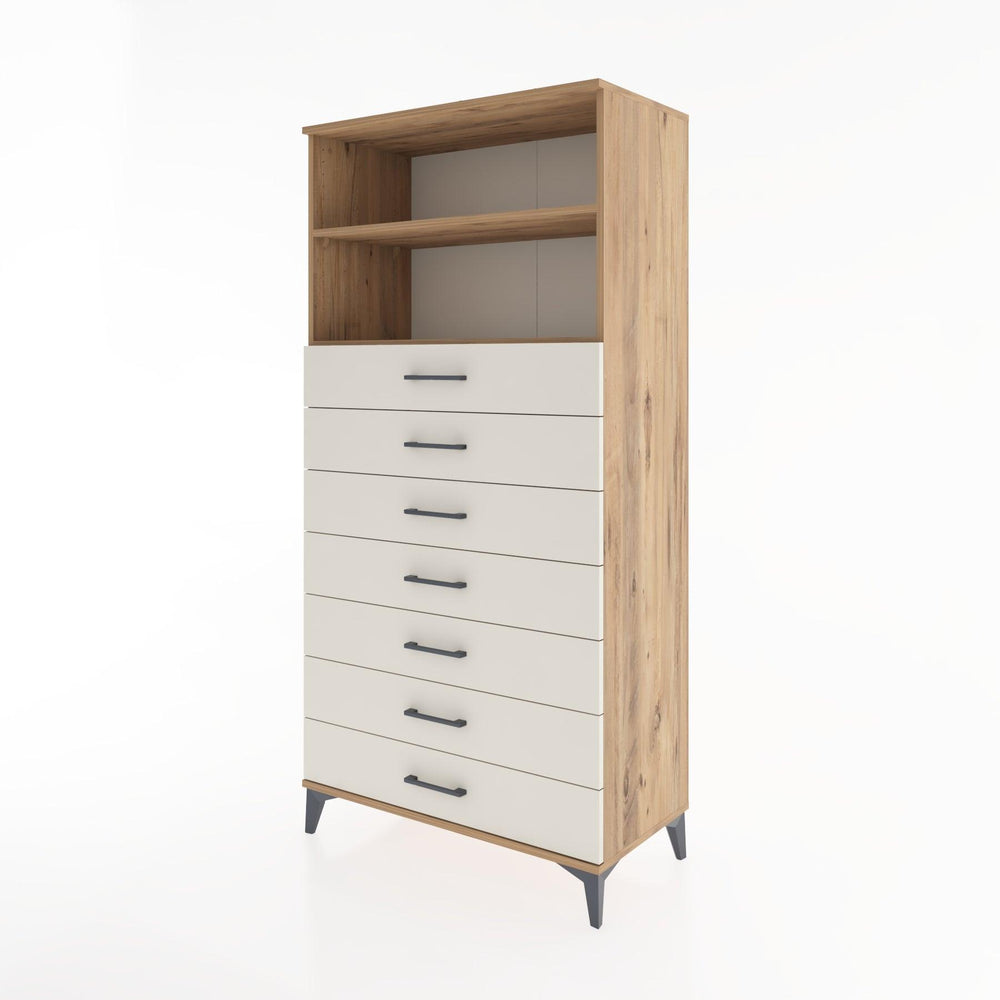 Woodntry Modular Cabinet Pine 88x44x170 cm with Drawers and Shelves CR33-3