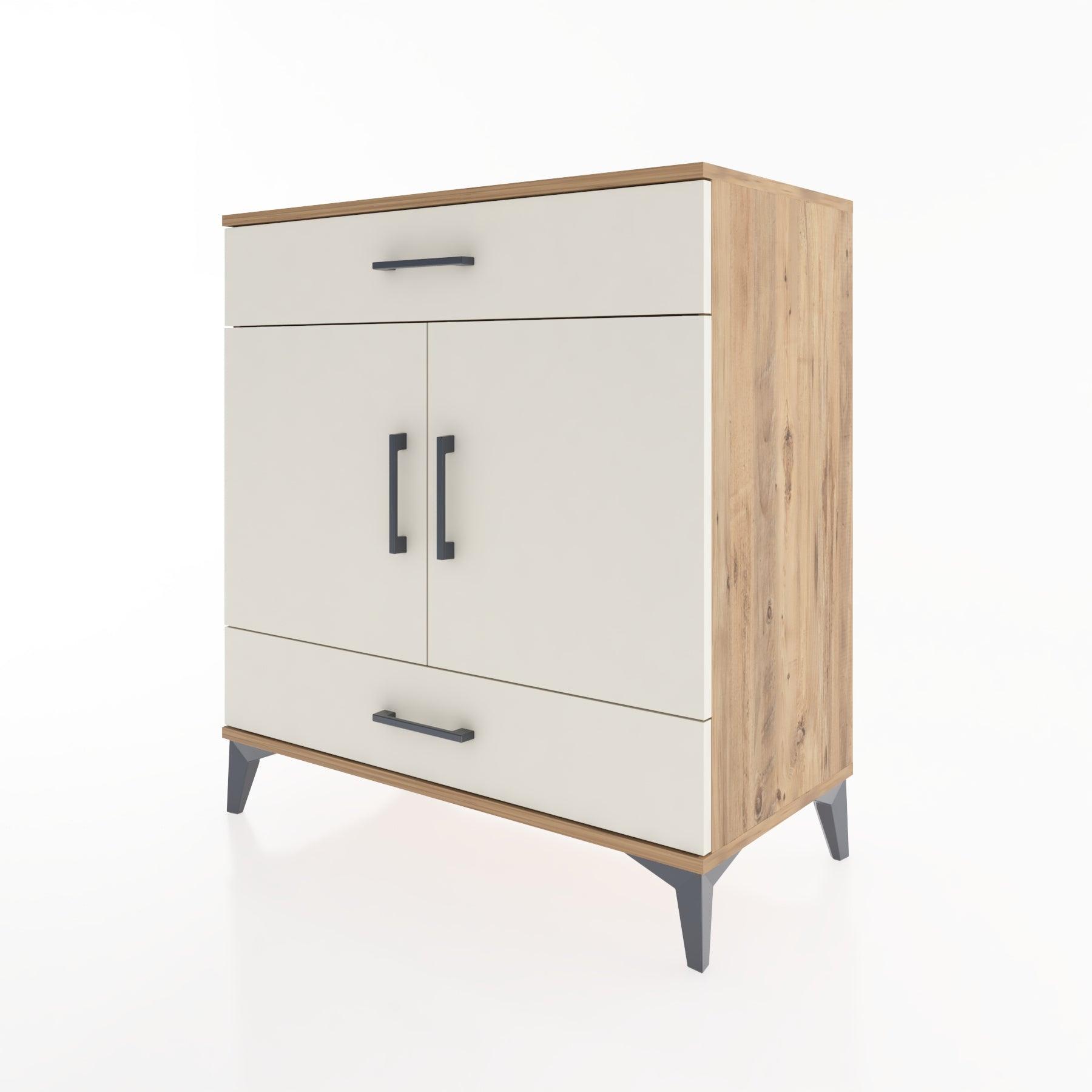 Woodntry Modular Dresser Pine 88x44x84 cm with Cover and Drawer KC60-3