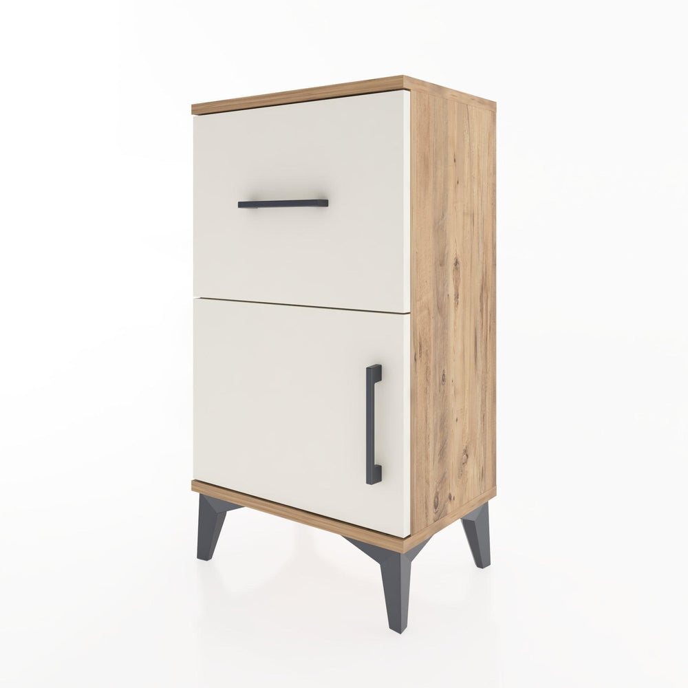 Woodntry Modüler Komodin Çekmece ve Kapaklı V1 44x30x68 cm Çam - Woodntry