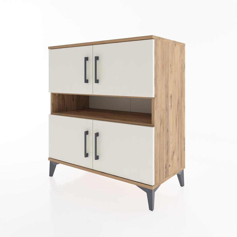 Woodntry Modular Dresser Pine 88x44x84 cm with Cover and Shelf KR104-3